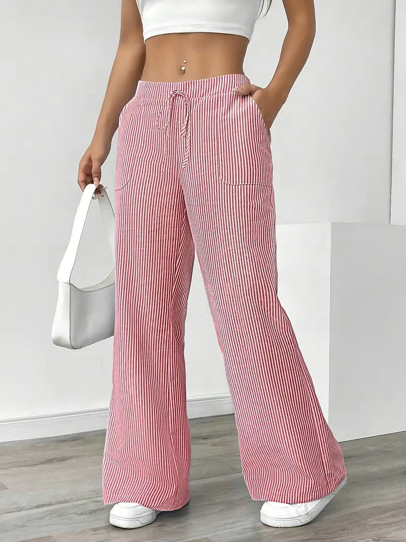 Bernice | Women’s Boho Beach Flare Trousers