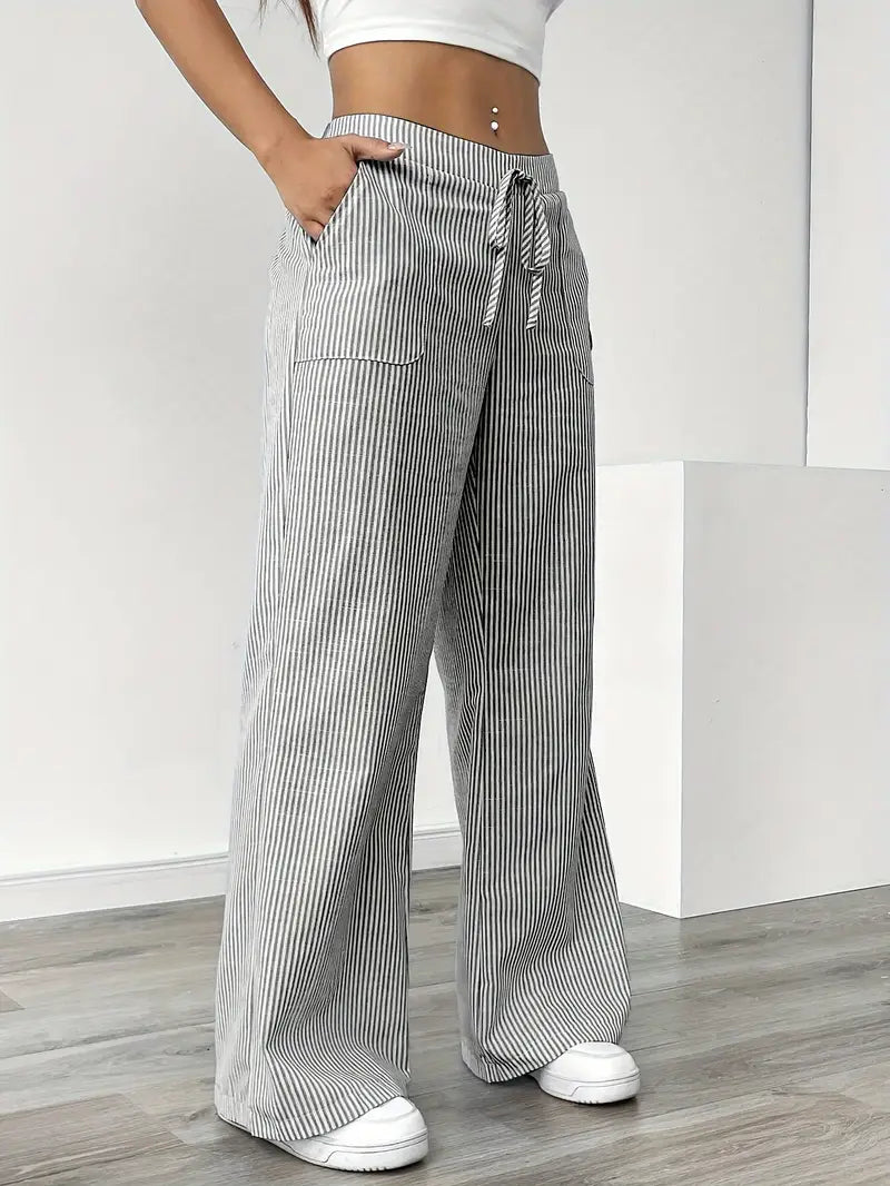 Bernice | Women’s Boho Beach Flare Trousers