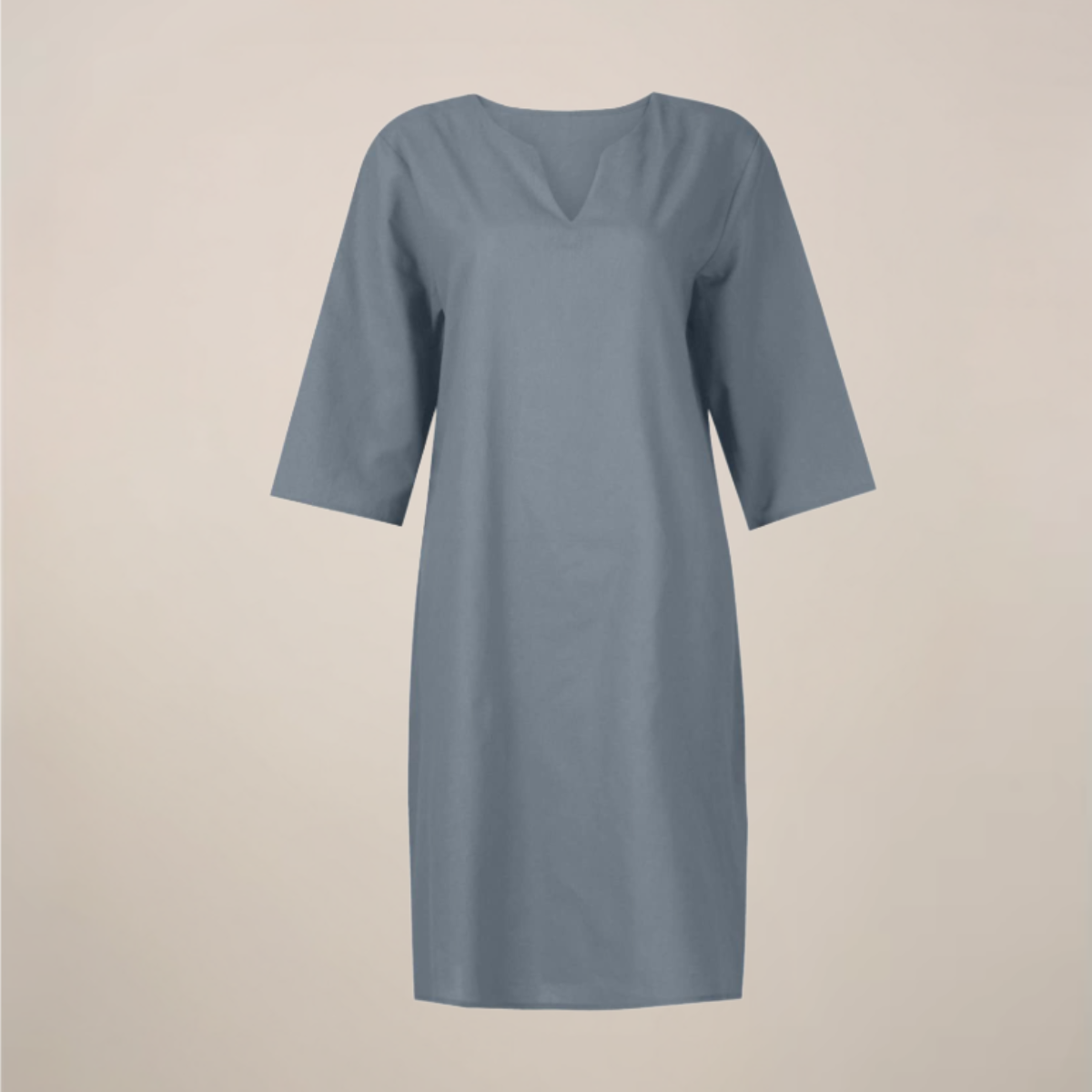 Emmy | Women’s V-Neck Shift Midi Dress