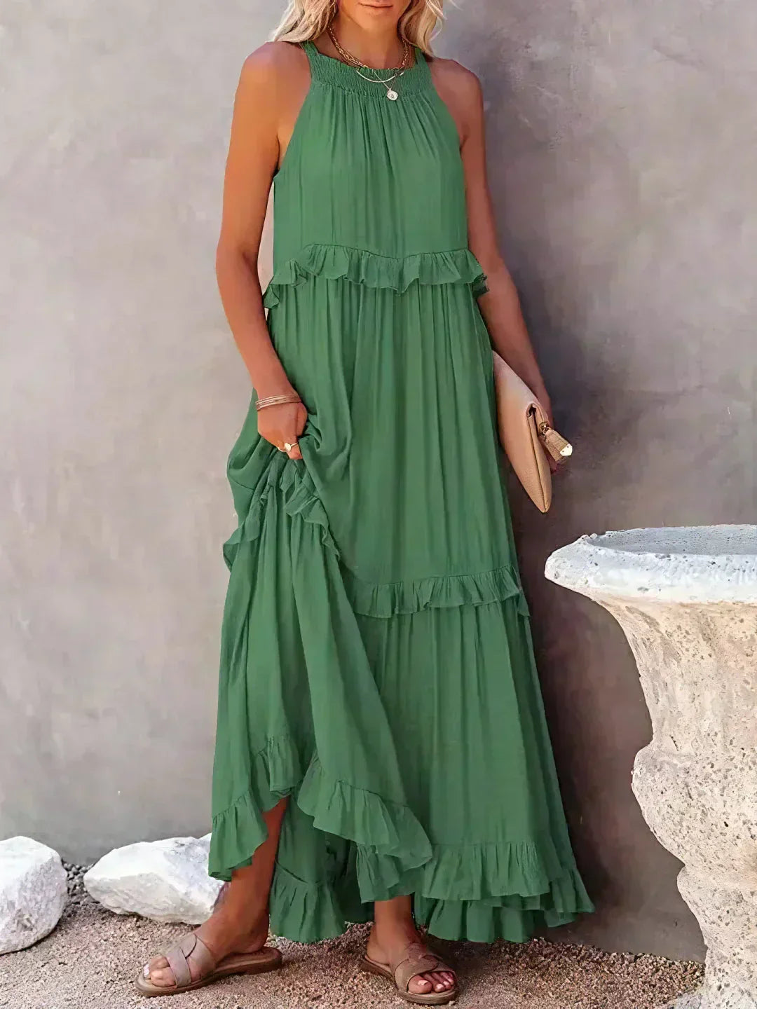 Kiersten | Women’s Sleeveless Maxi Dress