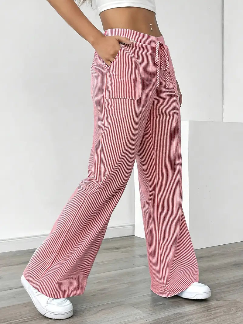 Bernice | Women’s Boho Beach Flare Trousers