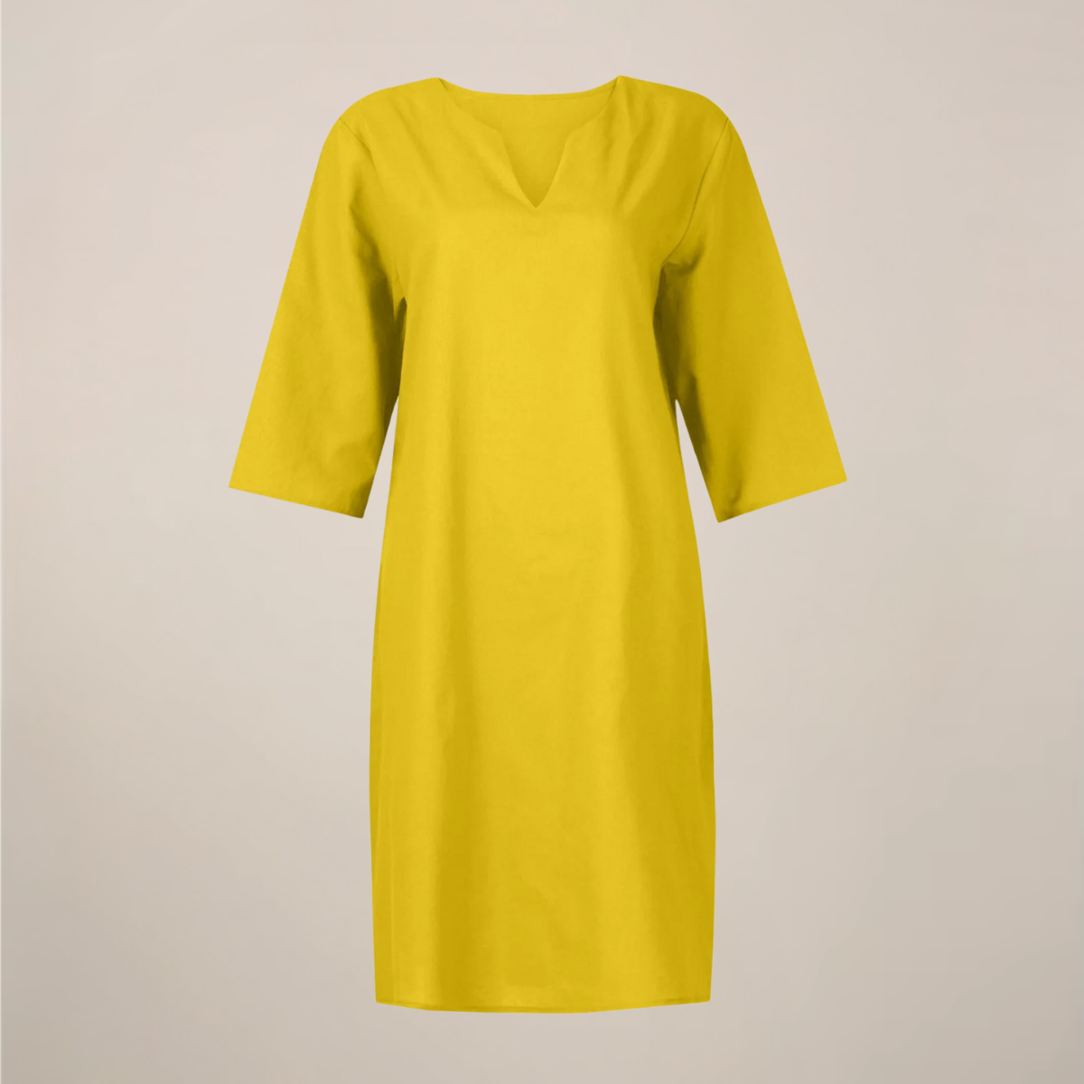 Emmy | Women’s V-Neck Shift Midi Dress