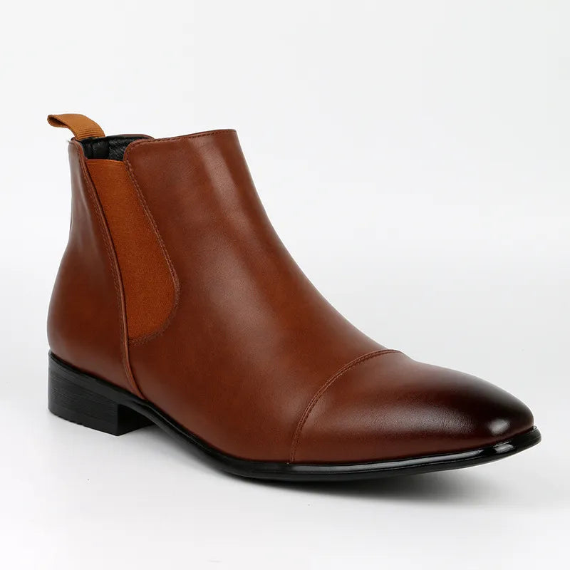 Alistair | Men’s Calfskin Leather Chelsea Boots