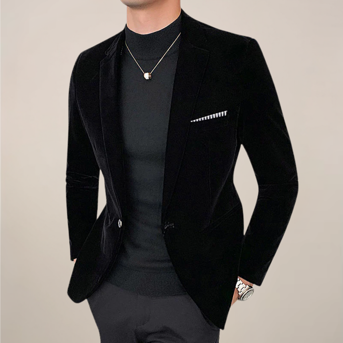 Peter | Men’s Velvet Blazer