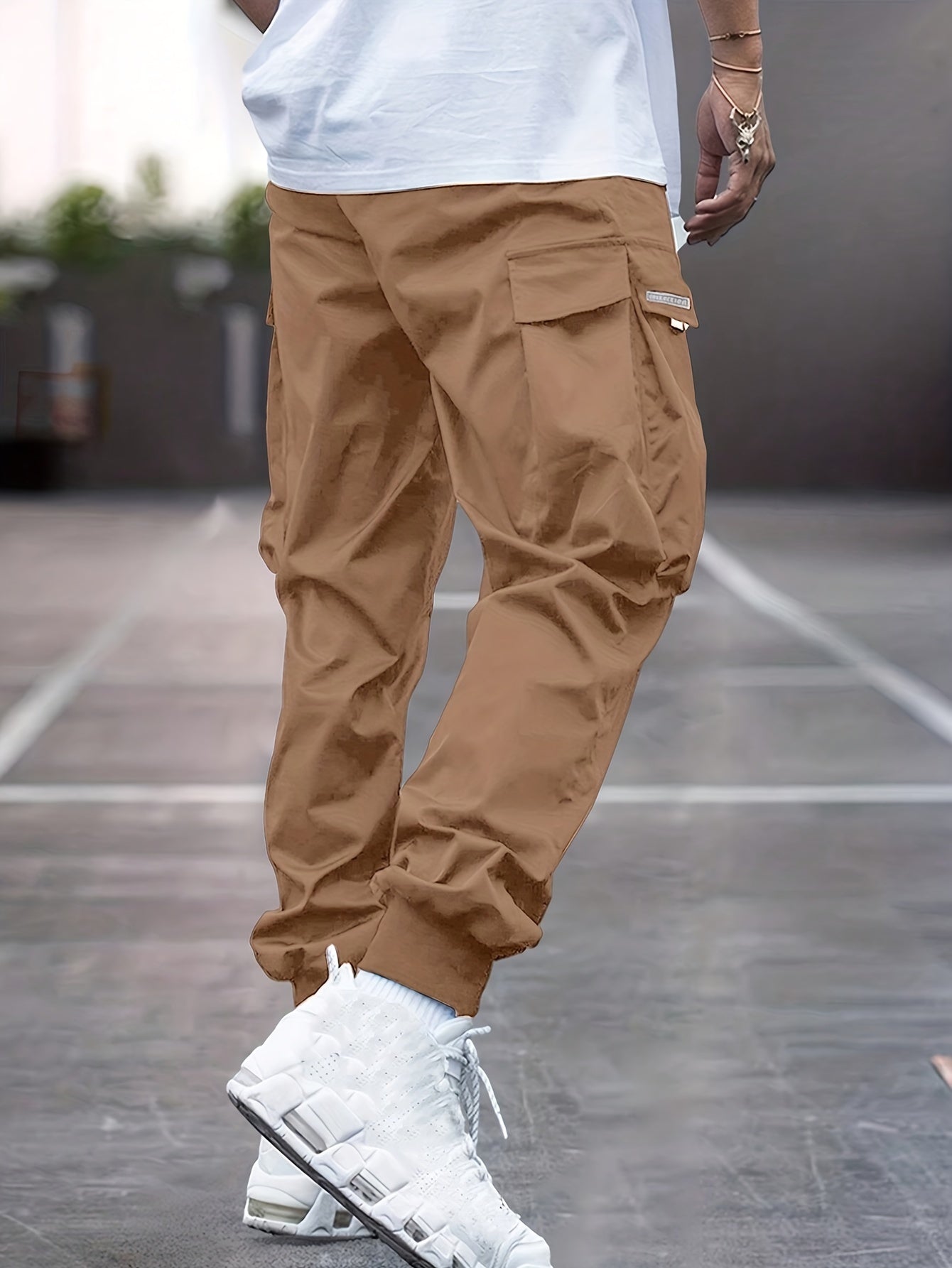 Oliver | Men’s Cuffed Ankle Cargo Jogger Pants