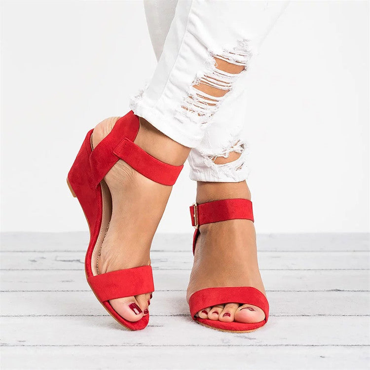 Madeleine | Women’s Wedge Ankle Strap Sandals