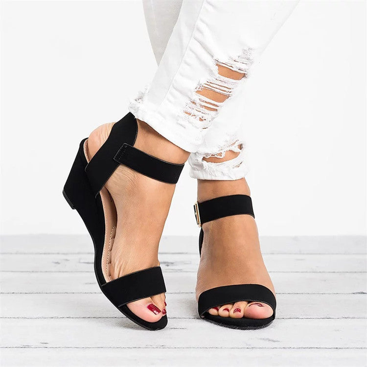 Madeleine | Women’s Wedge Ankle Strap Sandals