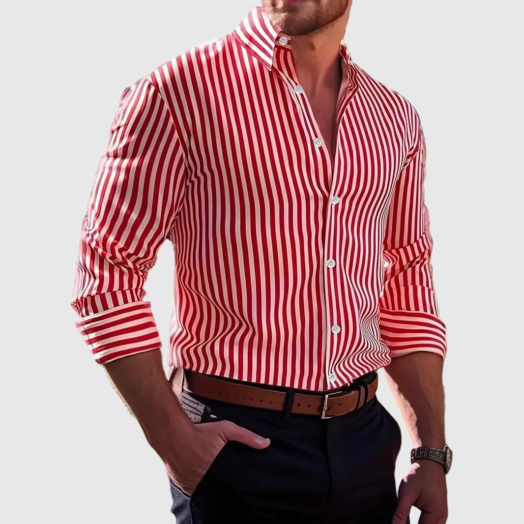 Mariusz | Men’s Striped Long Sleeve Shirt