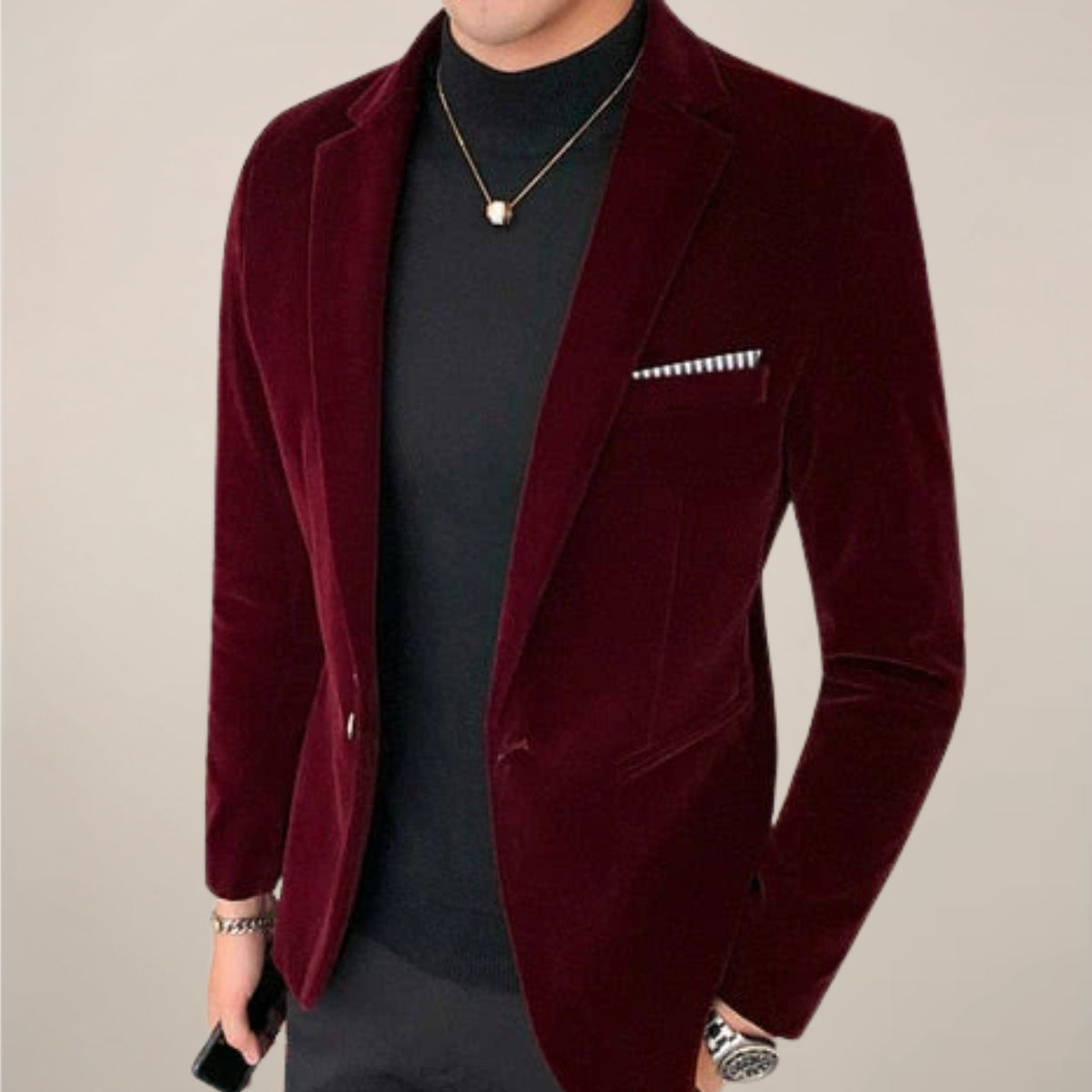 Peter | Men’s Velvet Blazer