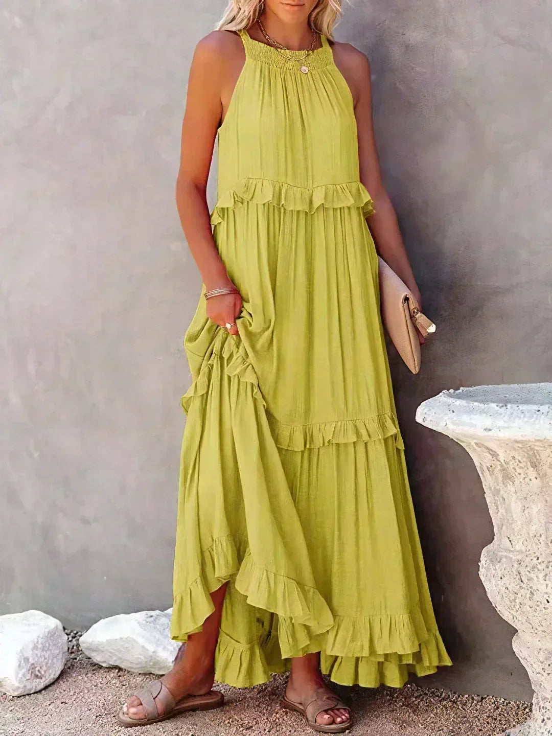 Kiersten | Women’s Sleeveless Maxi Dress