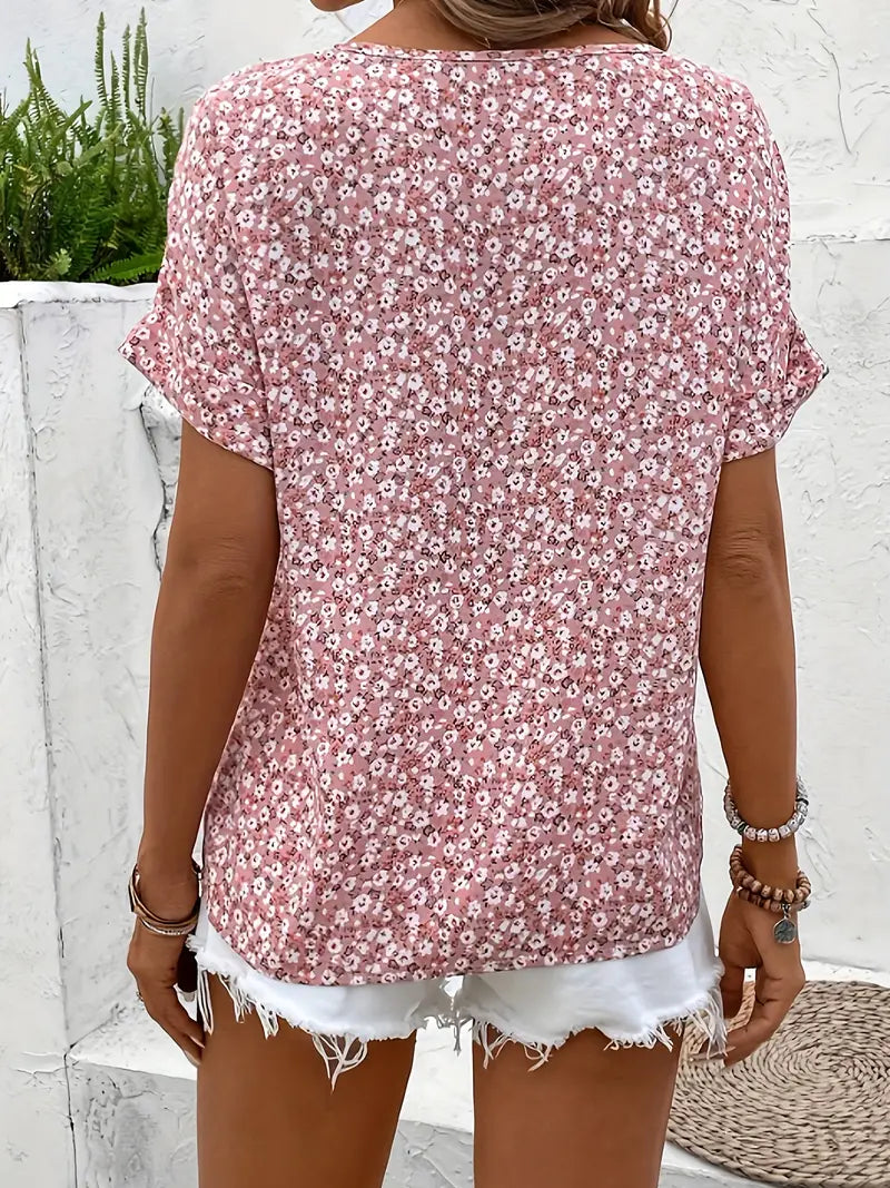 Cosima | Women’s Floral Button Front Blouse