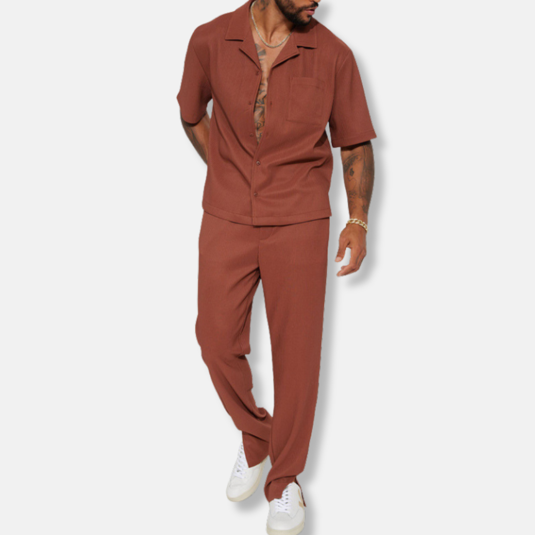 Luc | Men’s Short Sleeve Shirt Set