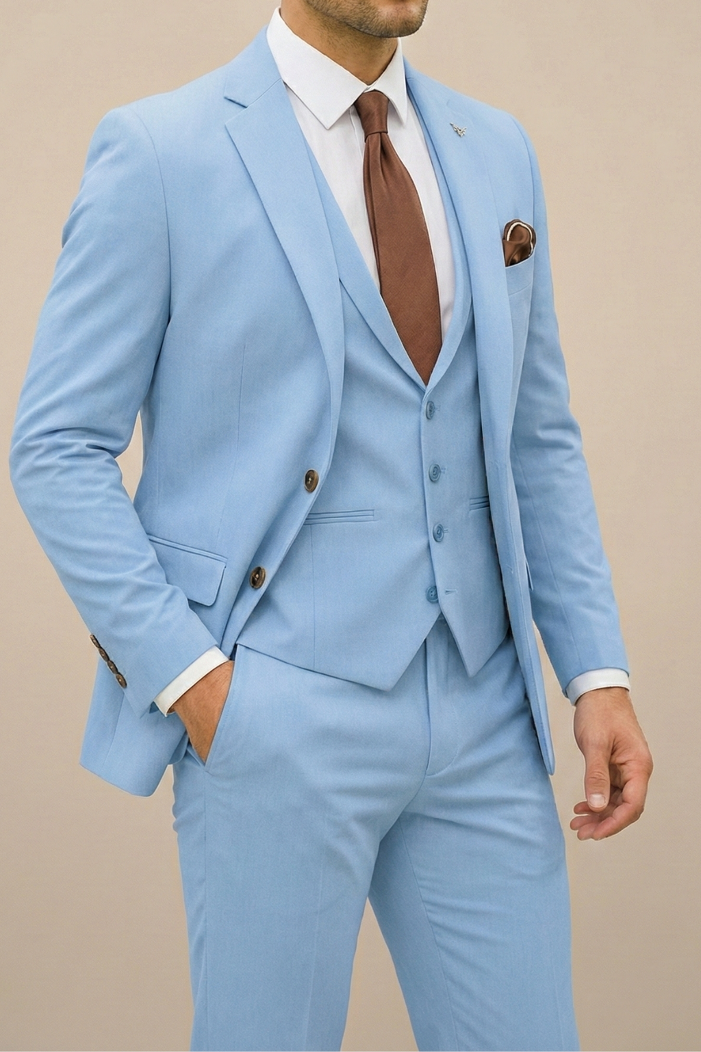 Alexander | Men’s Two-button Three-Piece Suit