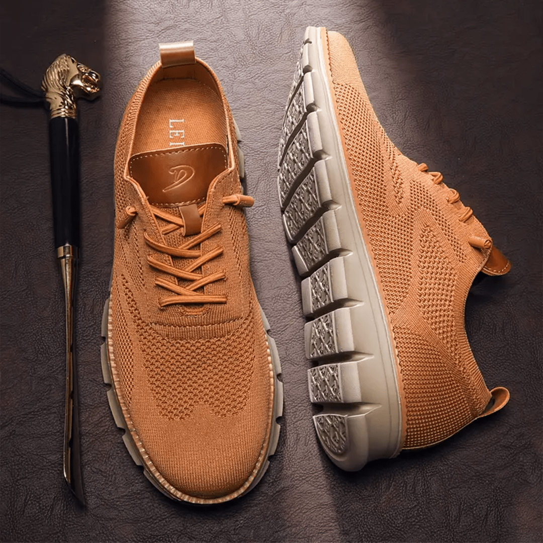 Paolo | Men’s Knit Lace-Up Sneakers