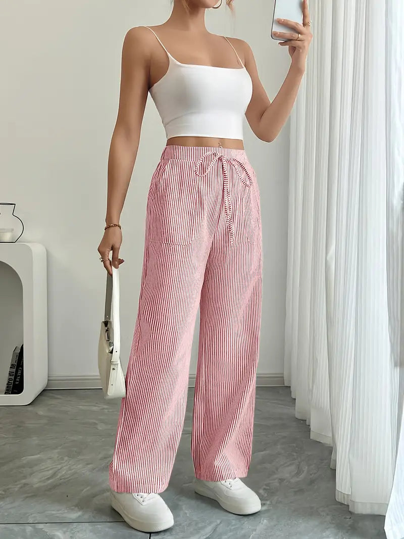 Bernice | Women’s Boho Beach Flare Trousers