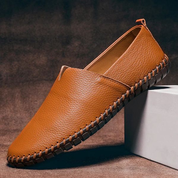 Malachy | Men’s Pebbled-grain Leather Loafers