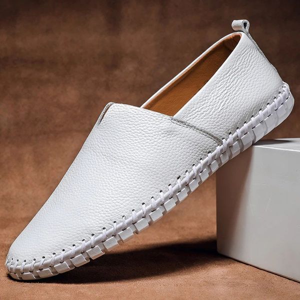 Malachy | Men’s Pebbled-grain Leather Loafers