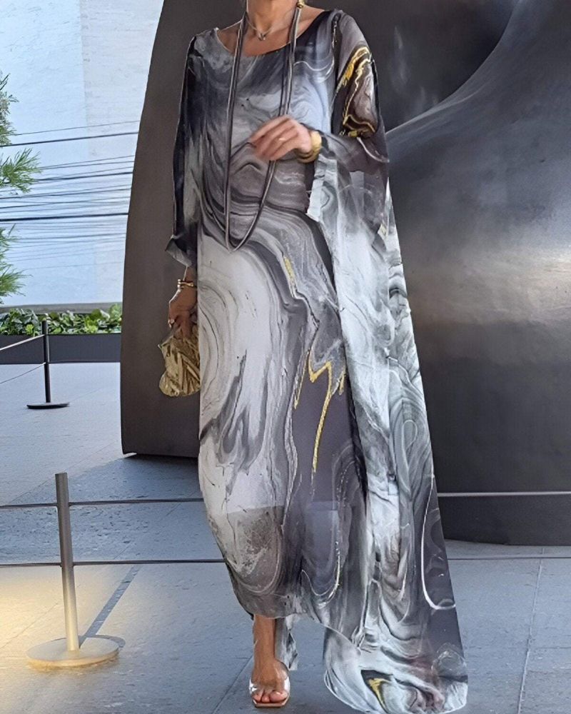 Josette | Women’s Sheer Caftan Maxi Dress