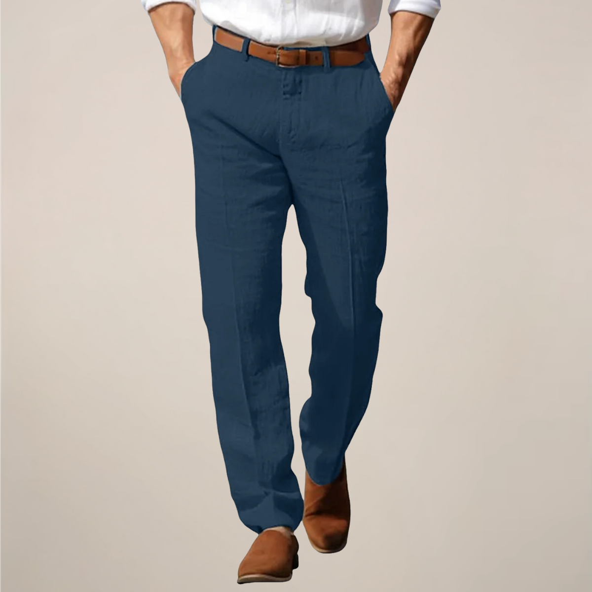 Charles | Men’s Straight-Leg Full Cut Trousers