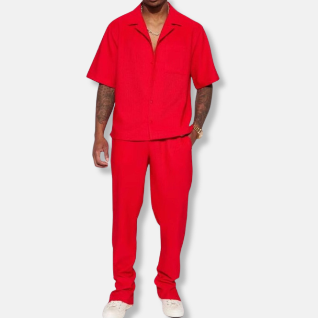 Luc | Men’s Short Sleeve Shirt Set