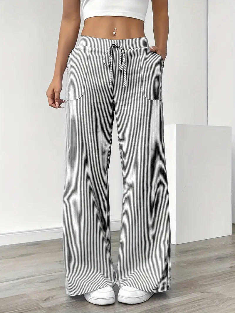 Bernice | Women’s Boho Beach Flare Trousers