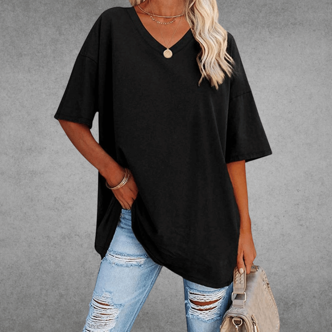 Esperanza | Women’s Oversized V-Neck T-Shirt