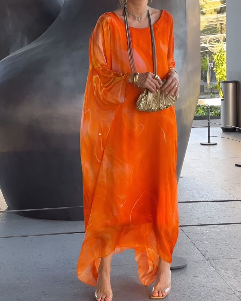 Josette | Women’s Sheer Caftan Maxi Dress