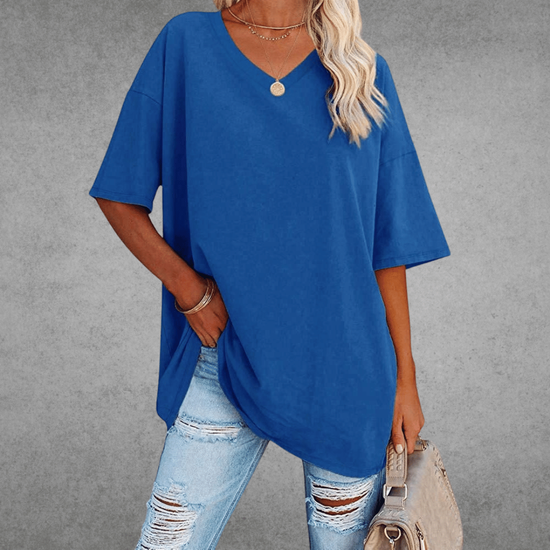 Esperanza | Women’s Oversized V-Neck T-Shirt