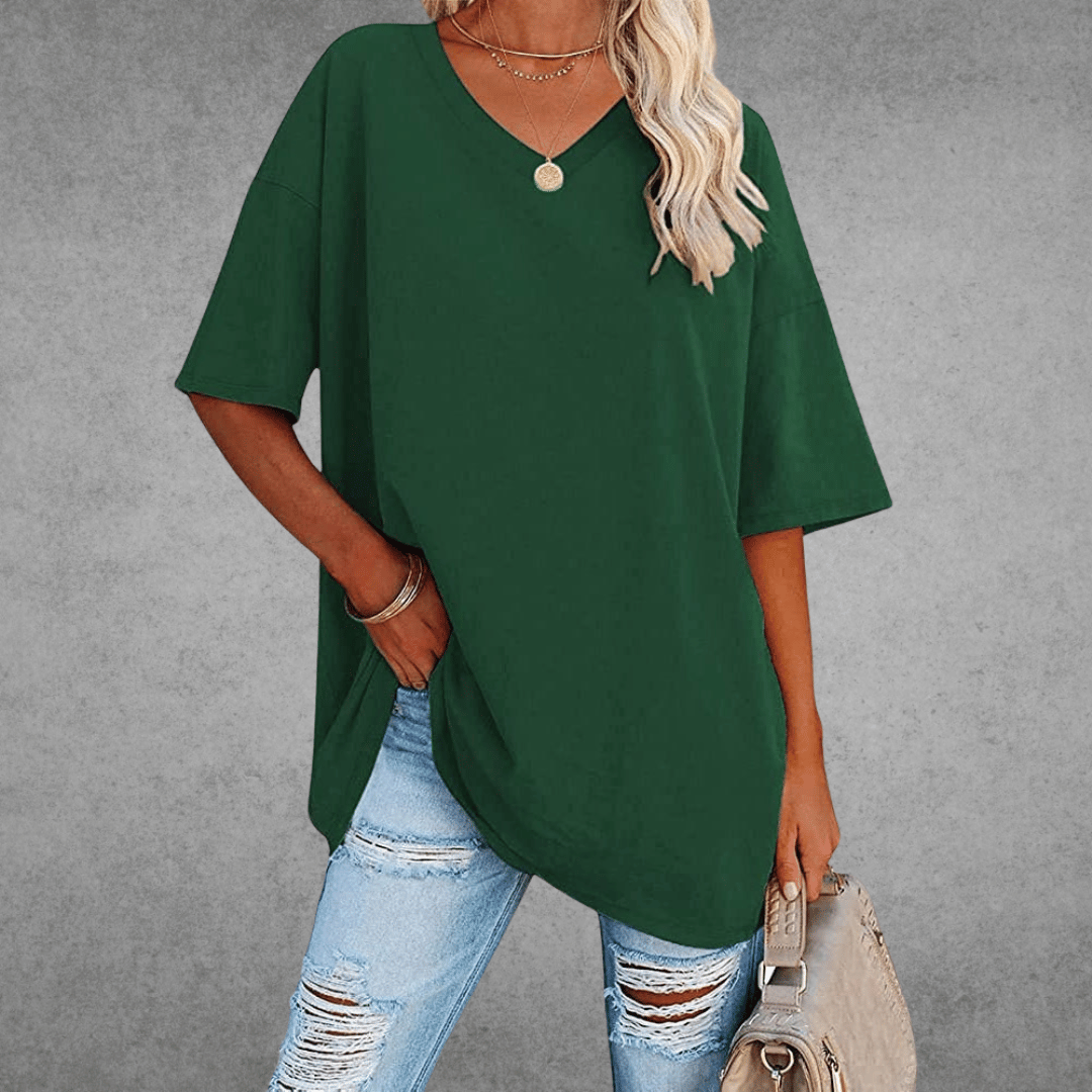Esperanza | Women’s Oversized V-Neck T-Shirt