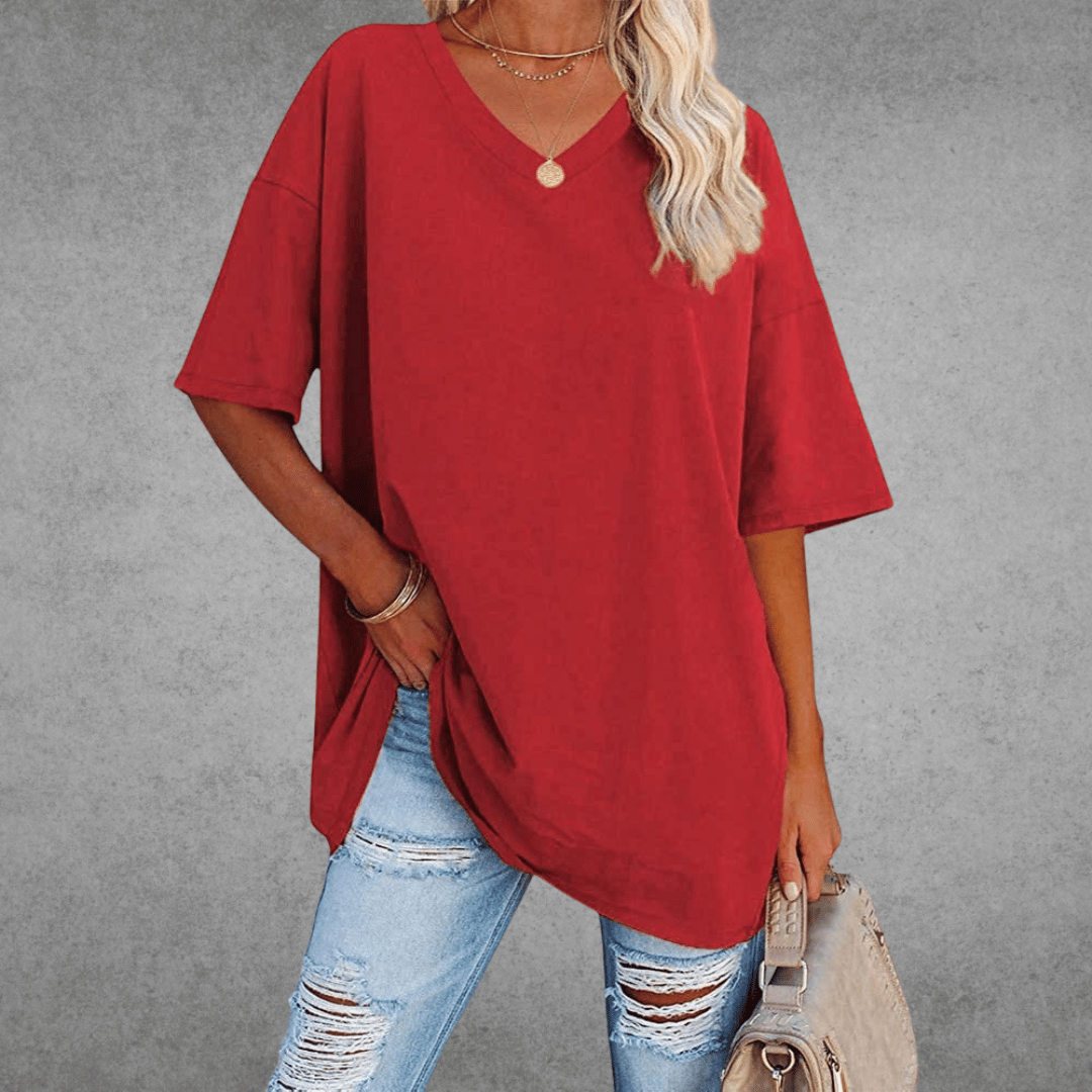 Esperanza | Women’s Oversized V-Neck T-Shirt