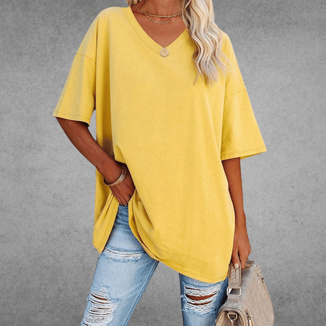 Esperanza | Women’s Oversized V-Neck T-Shirt