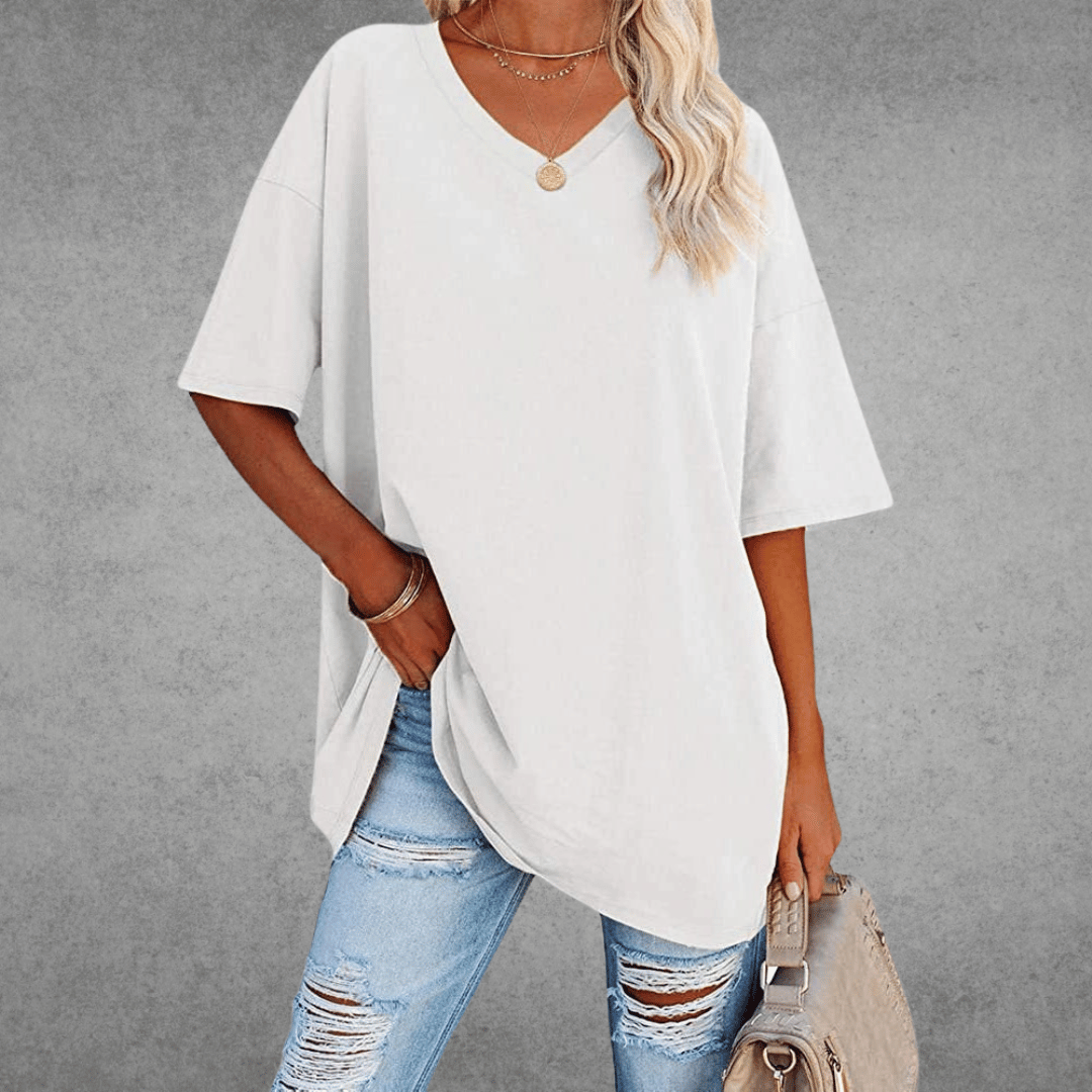 Esperanza | Women’s Oversized V-Neck T-Shirt