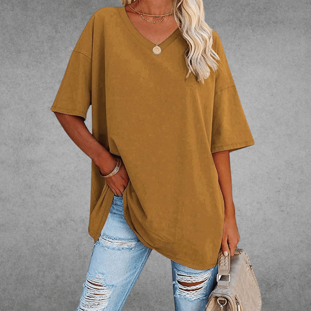 Esperanza | Women’s Oversized V-Neck T-Shirt