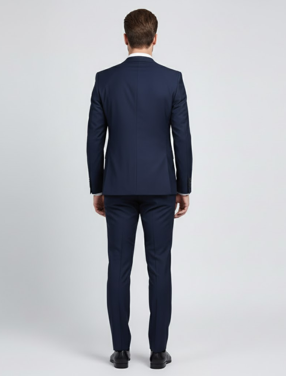Enzo | Men’s Italian Style Wool Two-Piece Suit