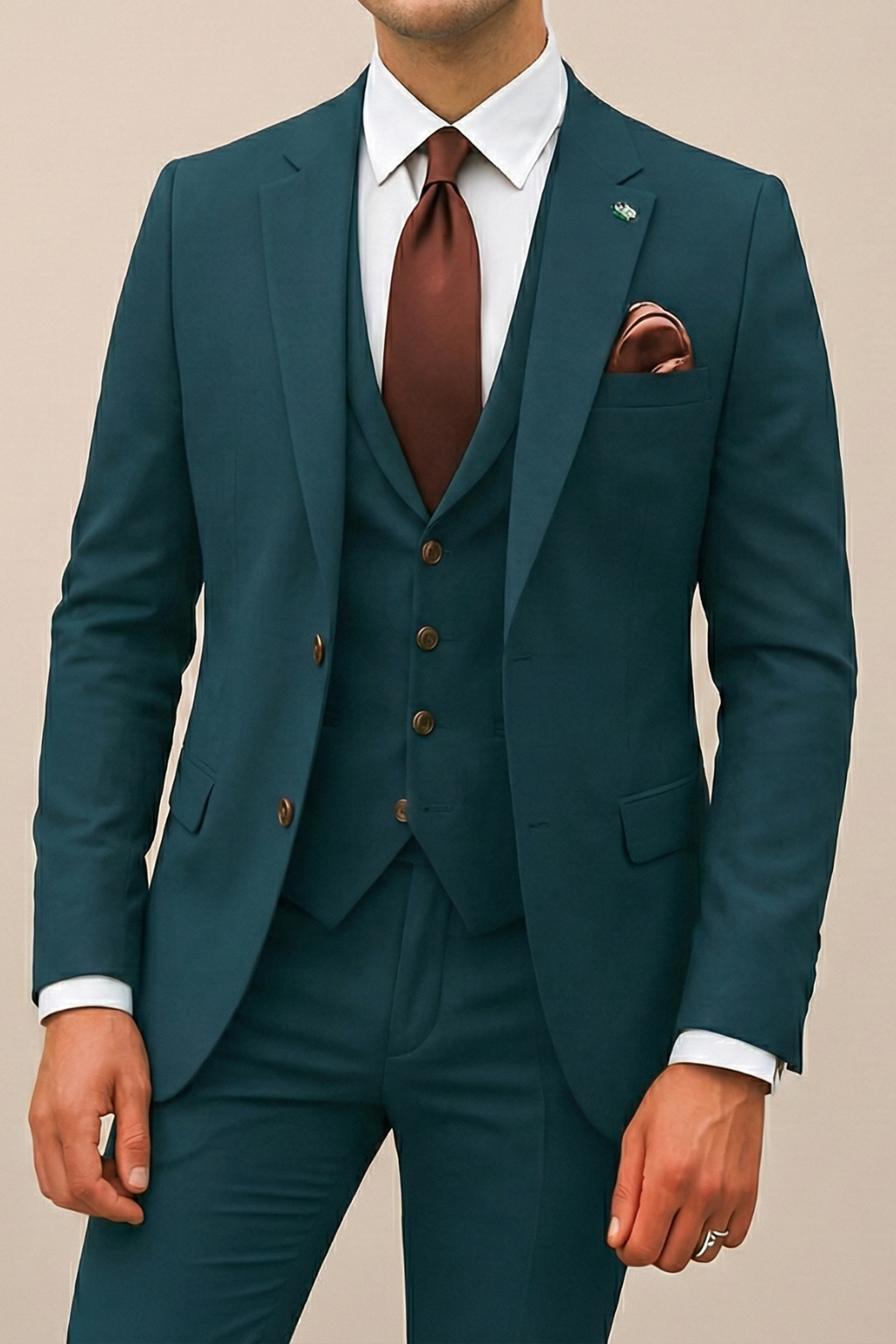 Alexander | Men’s Two-button Three-Piece Suit