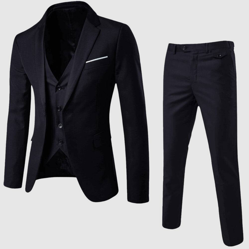 Benjamin | Men’s Waistcoat Formal Three-Piece Suit