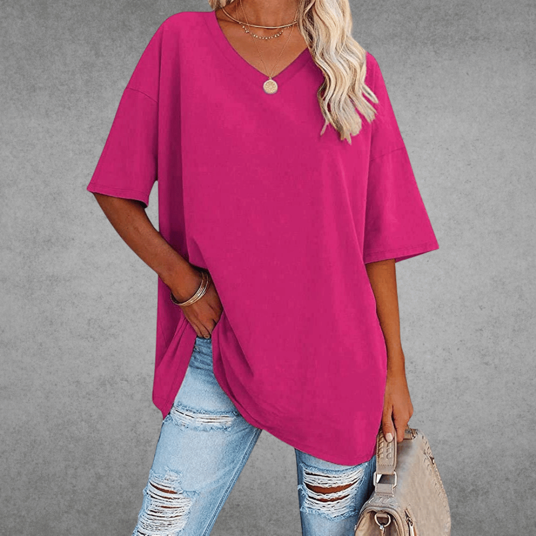 Esperanza | Women’s Oversized V-Neck T-Shirt