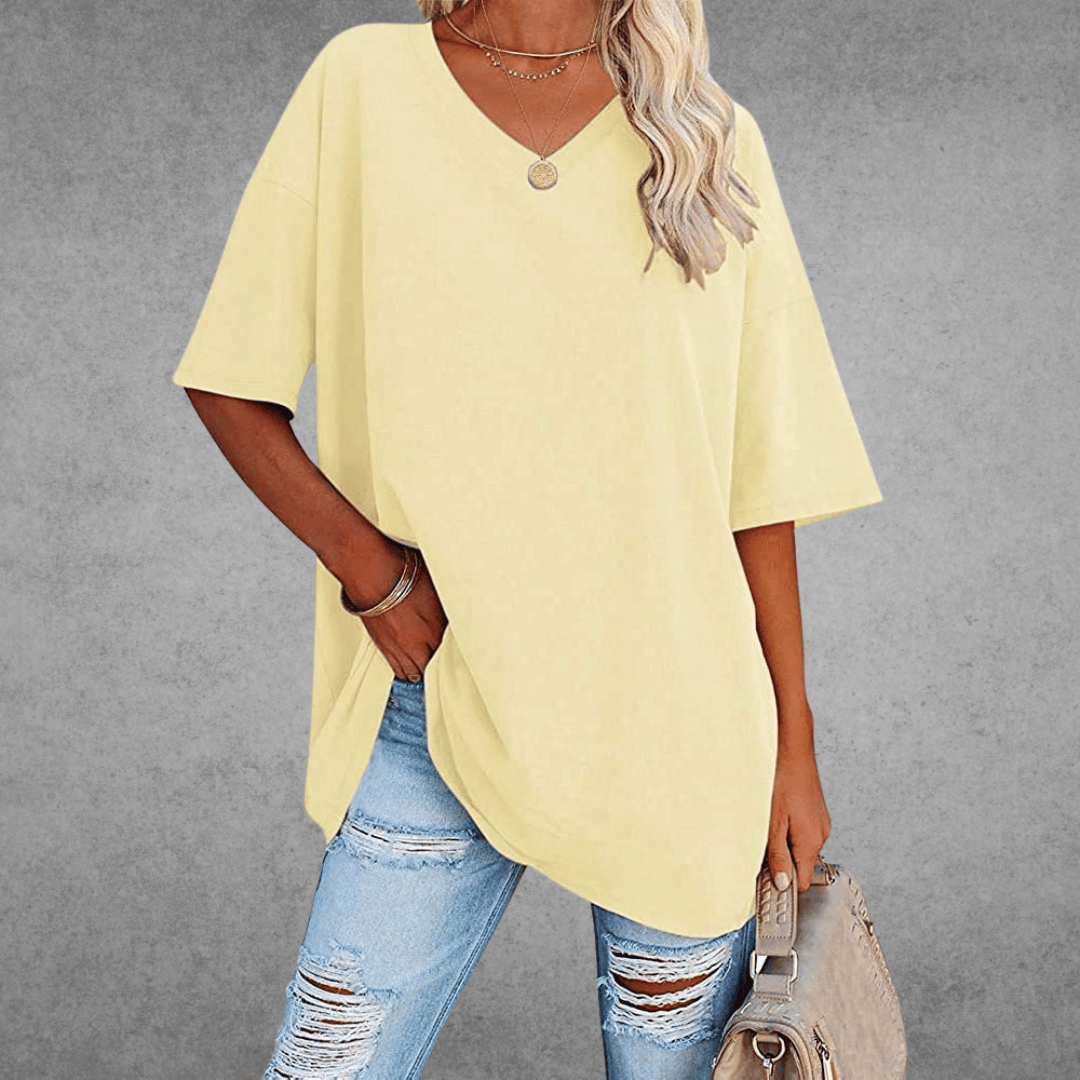 Esperanza | Women’s Oversized V-Neck T-Shirt