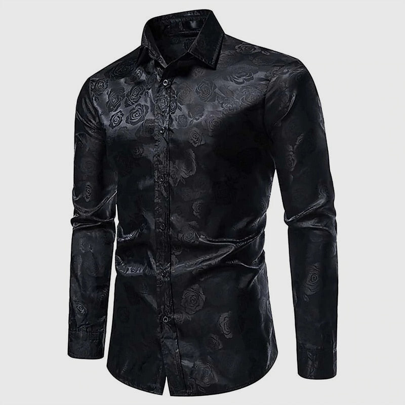 Szymon | Men’s Rose Long Sleeve Shirt
