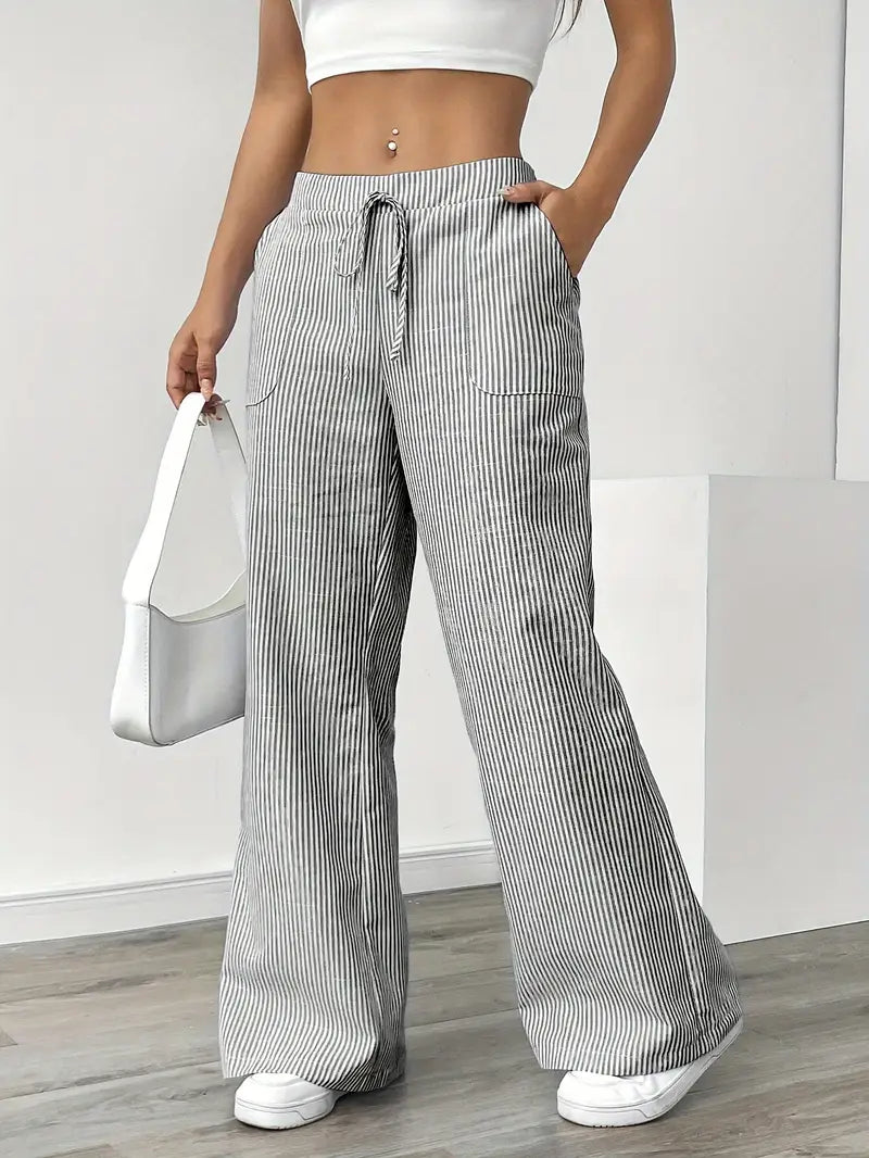 Bernice | Women’s Boho Beach Flare Trousers