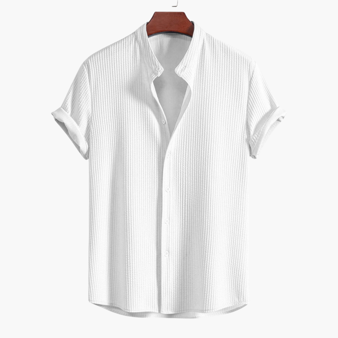 Mirek | Men’s Textured Short Sleeve Shirt