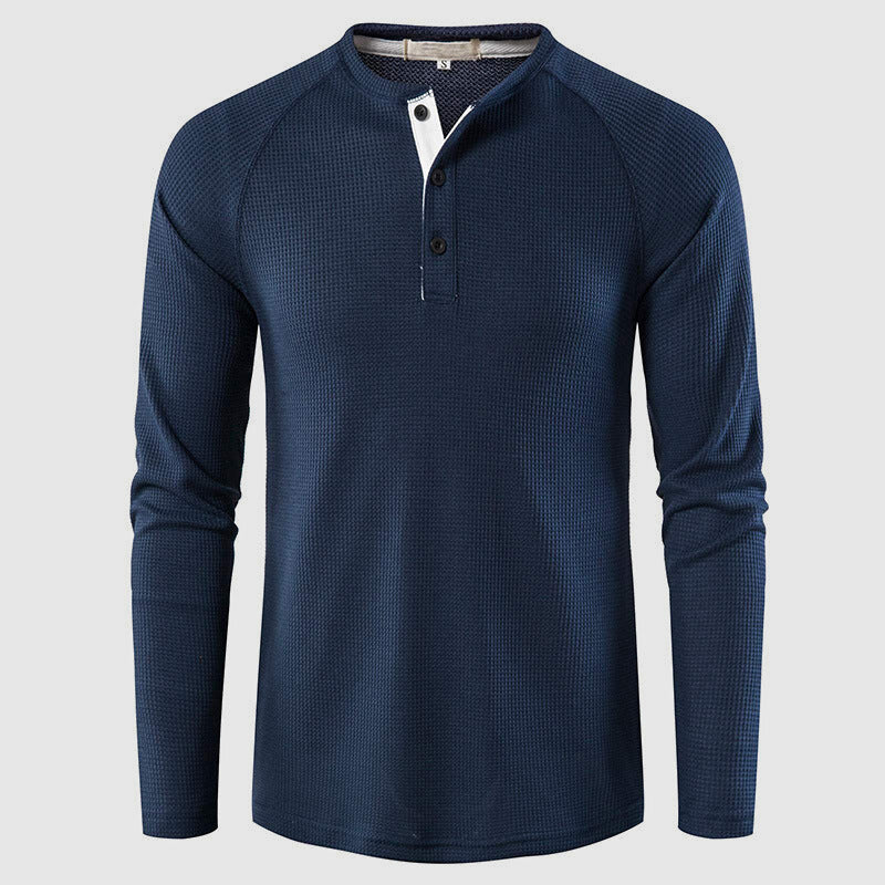Petrus | Men’s Knit Long Sleeve Henley