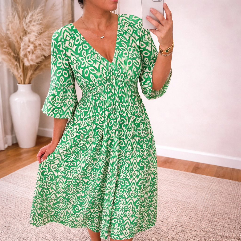 Kasia | Women’s A-line V-Neck Maxi Dress