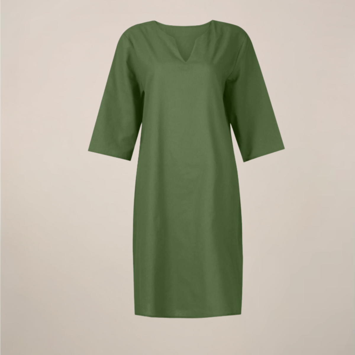 Emmy | Women’s V-Neck Shift Midi Dress