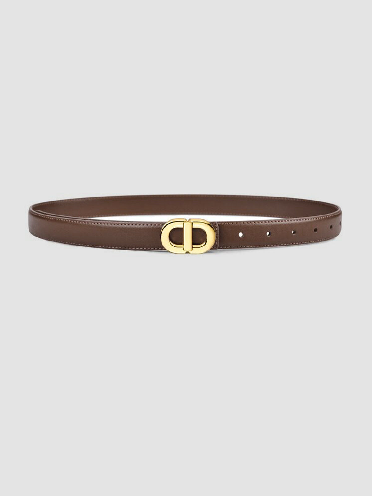 Dunja | Women’s Leather Round Buckle Belt