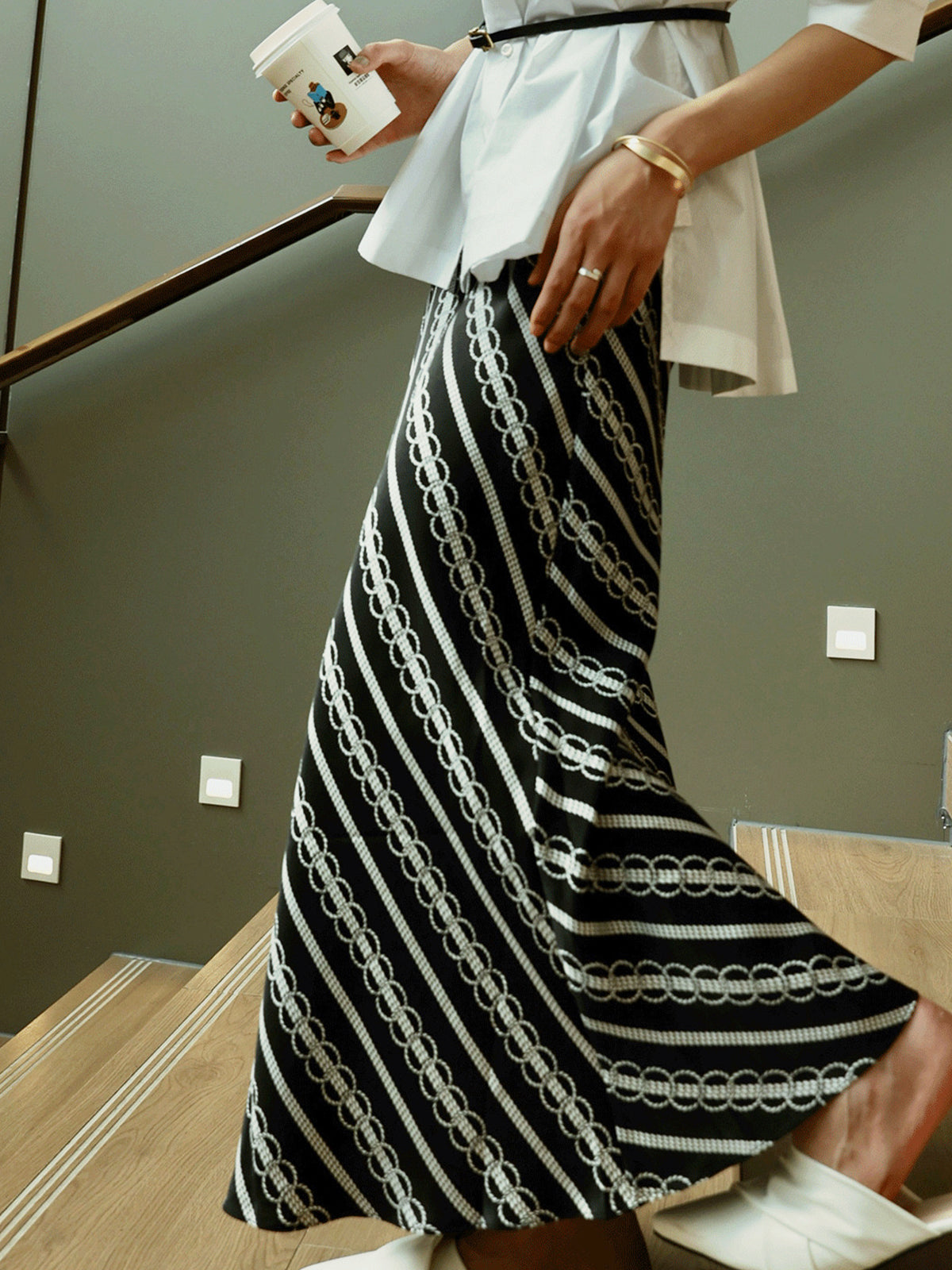 Camelia | Women’s Striped Maxi Skirt