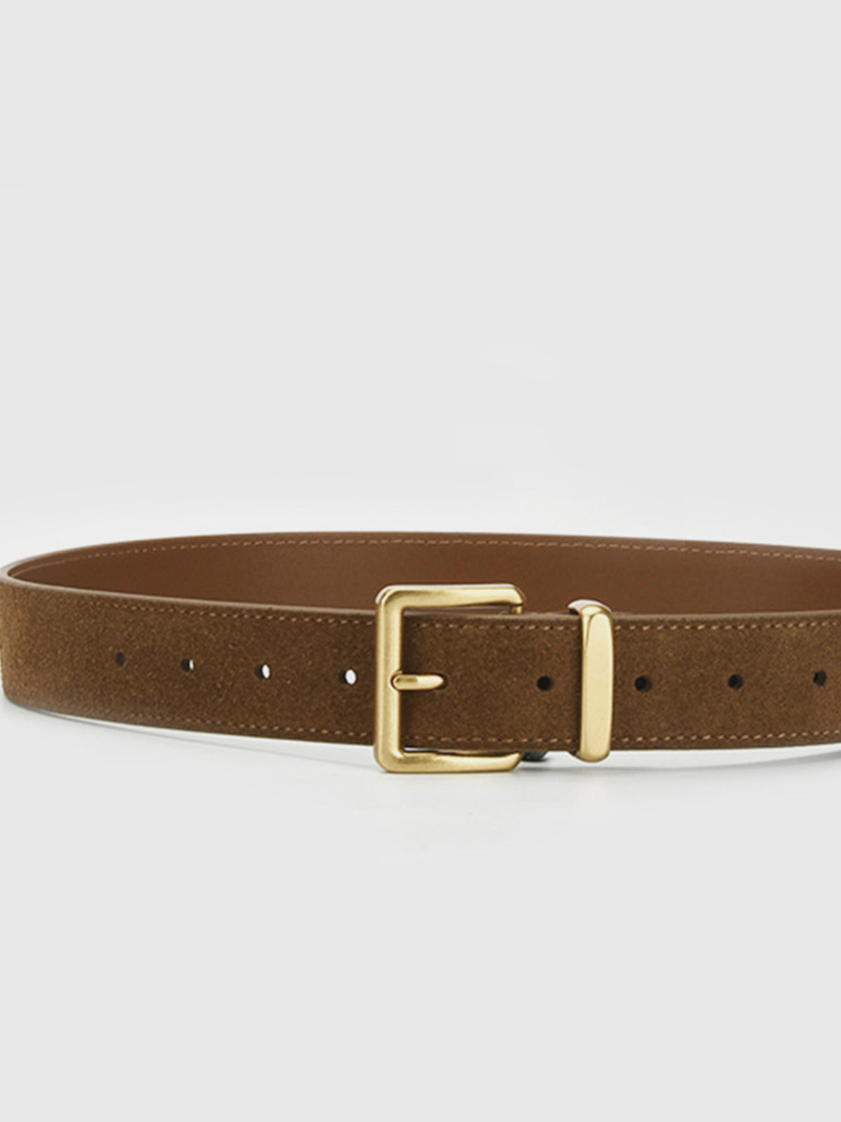 Alejandra | Women's Suede Square Buckle Belt