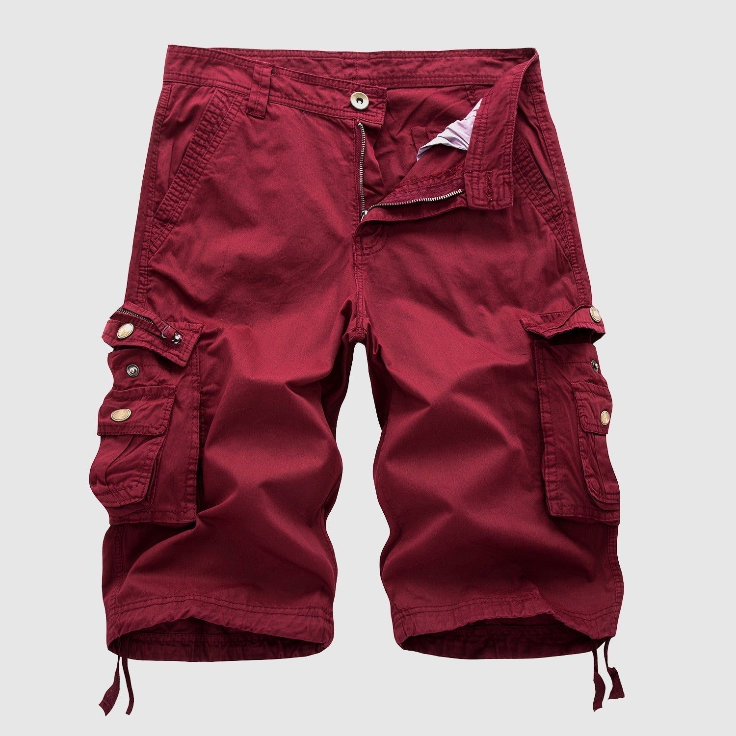 Esra | Men's Knee-Length Cargo Shorts