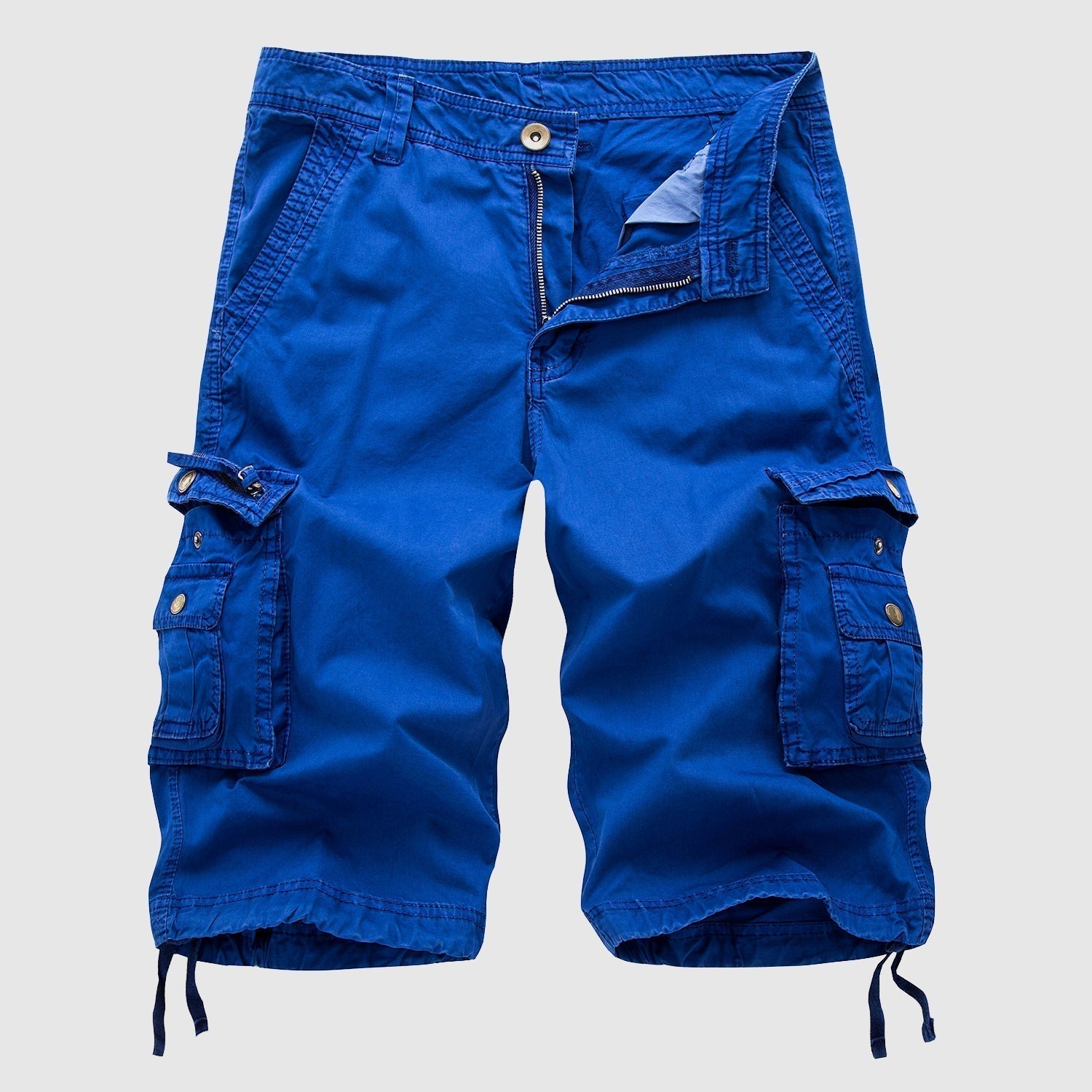 Esra | Men's Knee-Length Cargo Shorts