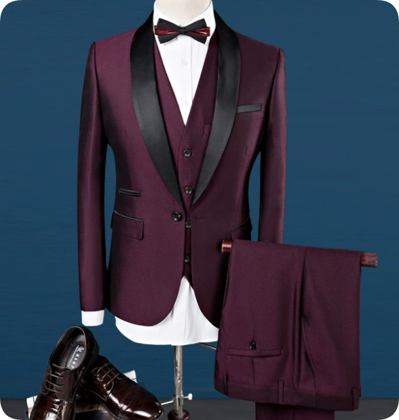 Asher | Men’s Formal Three-Piece Suit